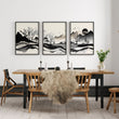 Large Living Room Pictures | Set of 3 wall art prints