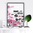 Japanese Flower Art | Set of 3 wall art prints