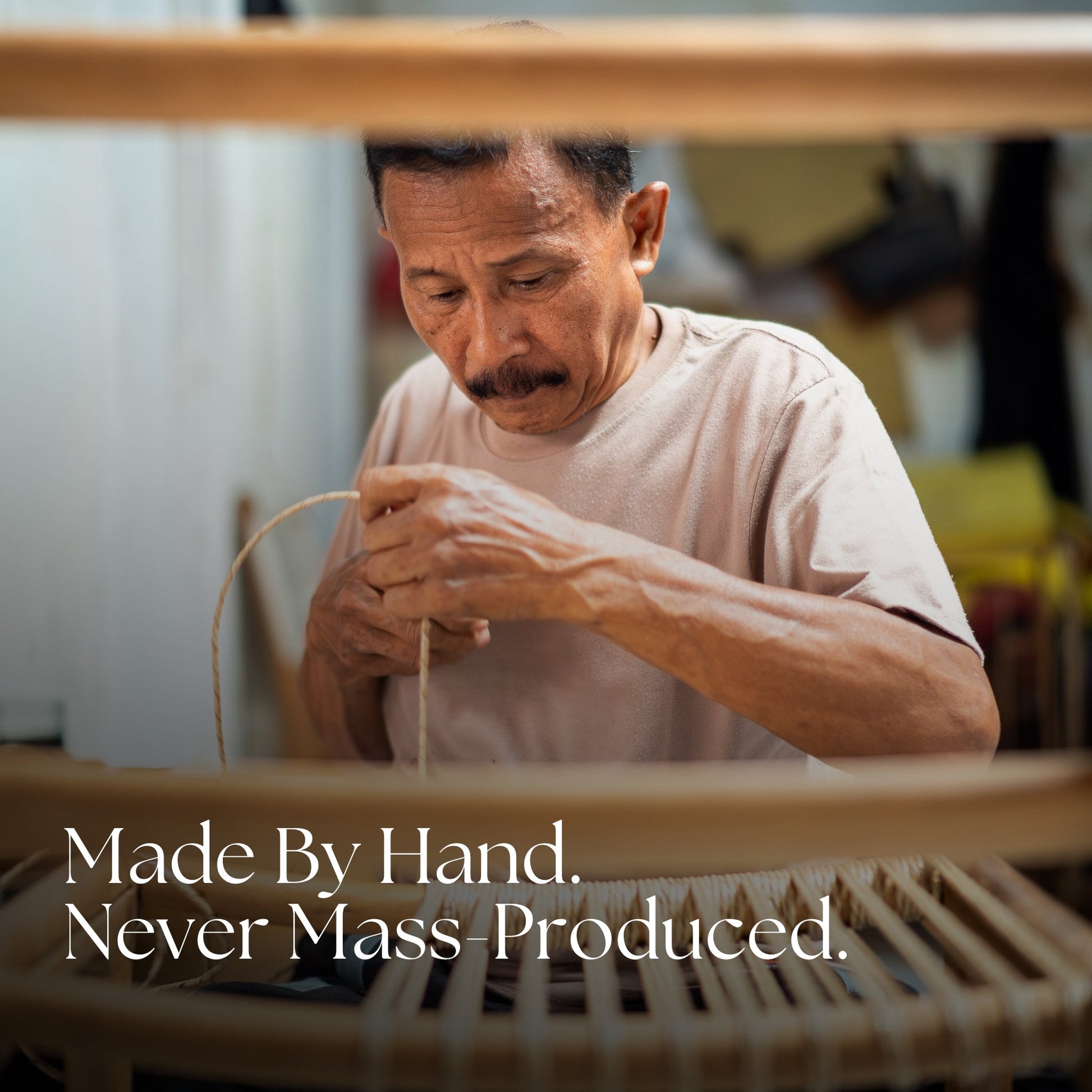 Zara Teak & Rattan Bar Stool - Chocolate