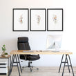 Home Office Wall Decorations | Set of 3 wall art prints