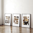 Office Decoration Wall | Set of 3 wall art prints