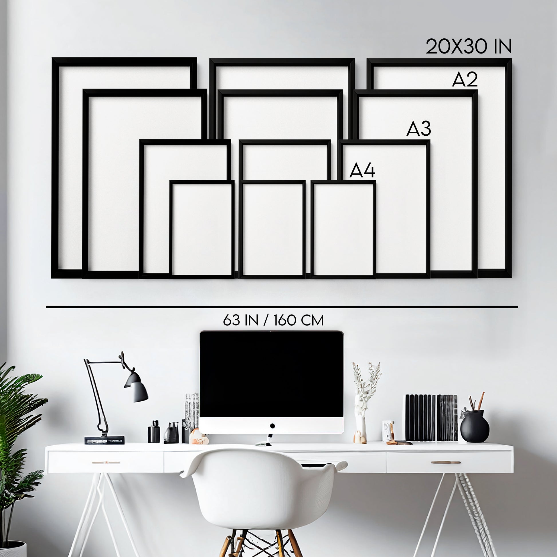 Office Decoration Wall | Set of 3 wall art prints