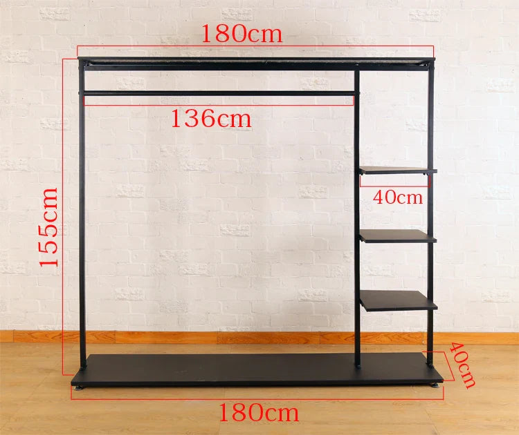 Lightweight Indoor Clothes Hanger Modern Movable Rail Storage Clothes Hanger Drying Space Saving Kledinghangers Home Furniture