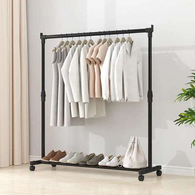 Heavy-Duty Telescopic Clothes Rack