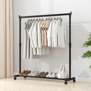 Heavy-Duty Telescopic Clothes Rack