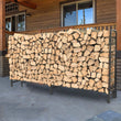 Heavy Duty Firewood Log Rack, Long Large Storage Holder, Wood Stackers, Garden Indoor, 91.6‚Äù