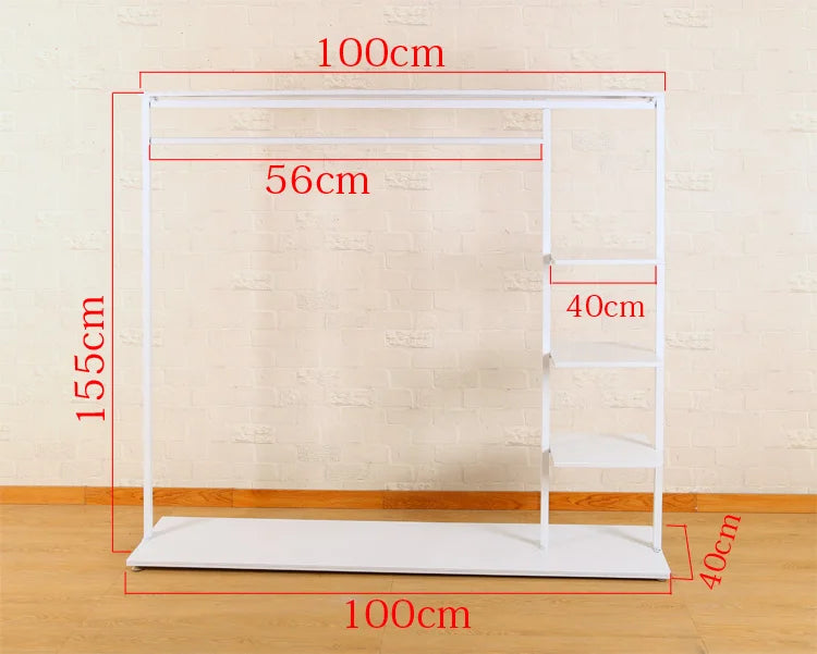 Lightweight Indoor Clothes Hanger Modern Movable Rail Storage Clothes Hanger Drying Space Saving Kledinghangers Home Furniture