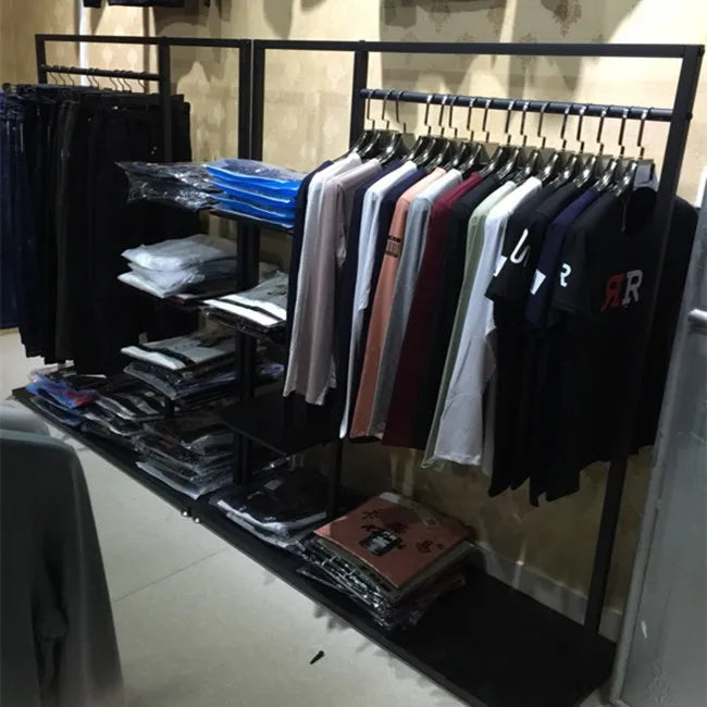 Lightweight Indoor Clothes Hanger Modern Movable Rail Storage Clothes Hanger Drying Space Saving Kledinghangers Home Furniture