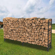 Heavy Duty Firewood Log Rack, Long Large Storage Holder, Wood Stackers, Garden Indoor, 91.6‚Äù