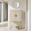 Sadras Whitewash Mango Wood Cabinet
