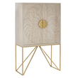 Sadras Whitewash Mango Wood Cabinet