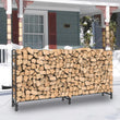 Heavy Duty Firewood Log Rack, Long Large Storage Holder, Wood Stackers, Garden Indoor, 91.6‚Äù