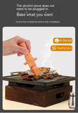 Smokeless Portable BBQ Grill Korean Japanese Barbecue Grill Charcoal BBQ Oven Alcohol Stove Household Non-stick Cooking Tools
