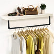Clothes Rack Clothes Hanger Pole, Garment Bar, Closet Organizer, Garment Hanging Rod, Super Strong Bearing Metal Pipe, 2X