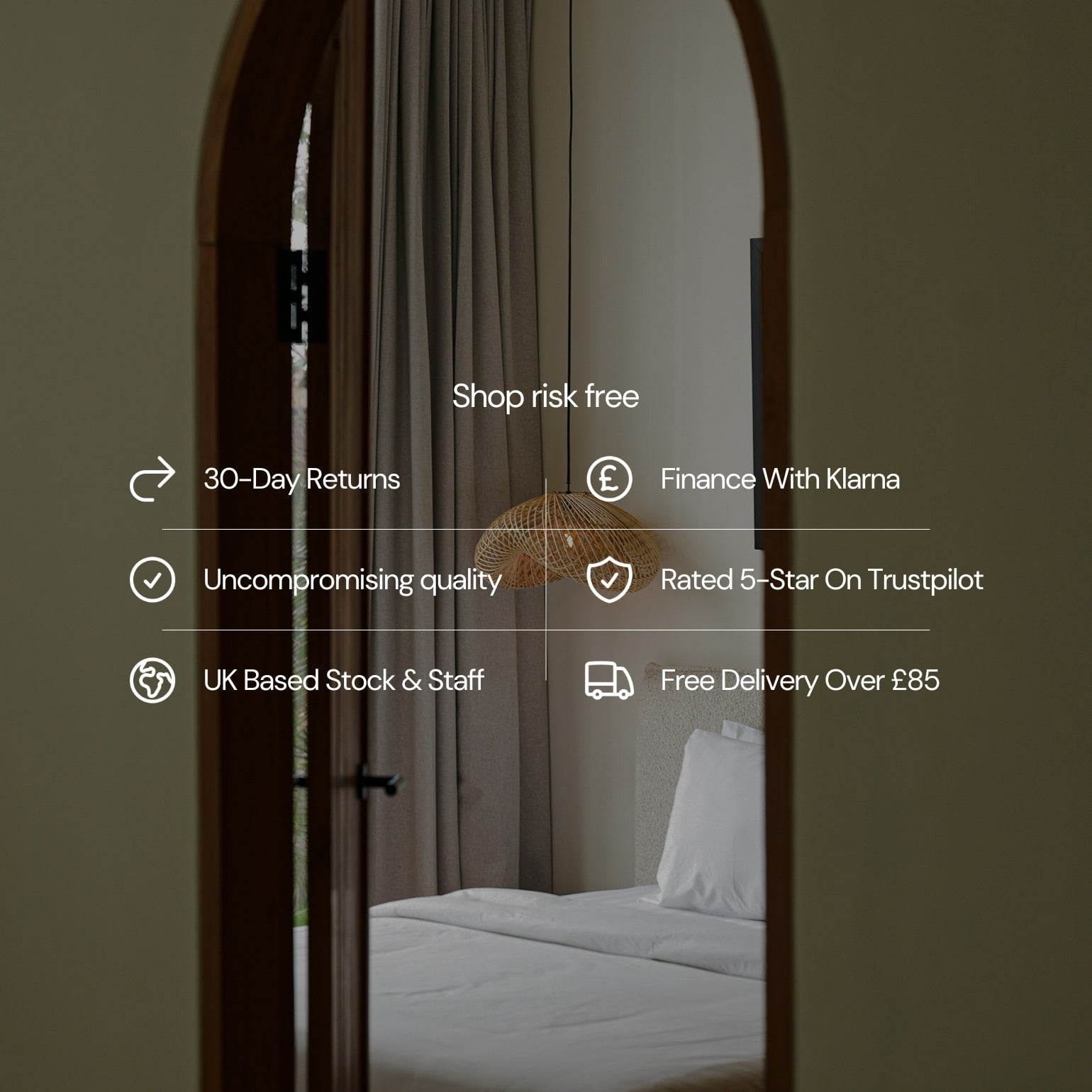 Surya Wilted Rattan Lamp Shade