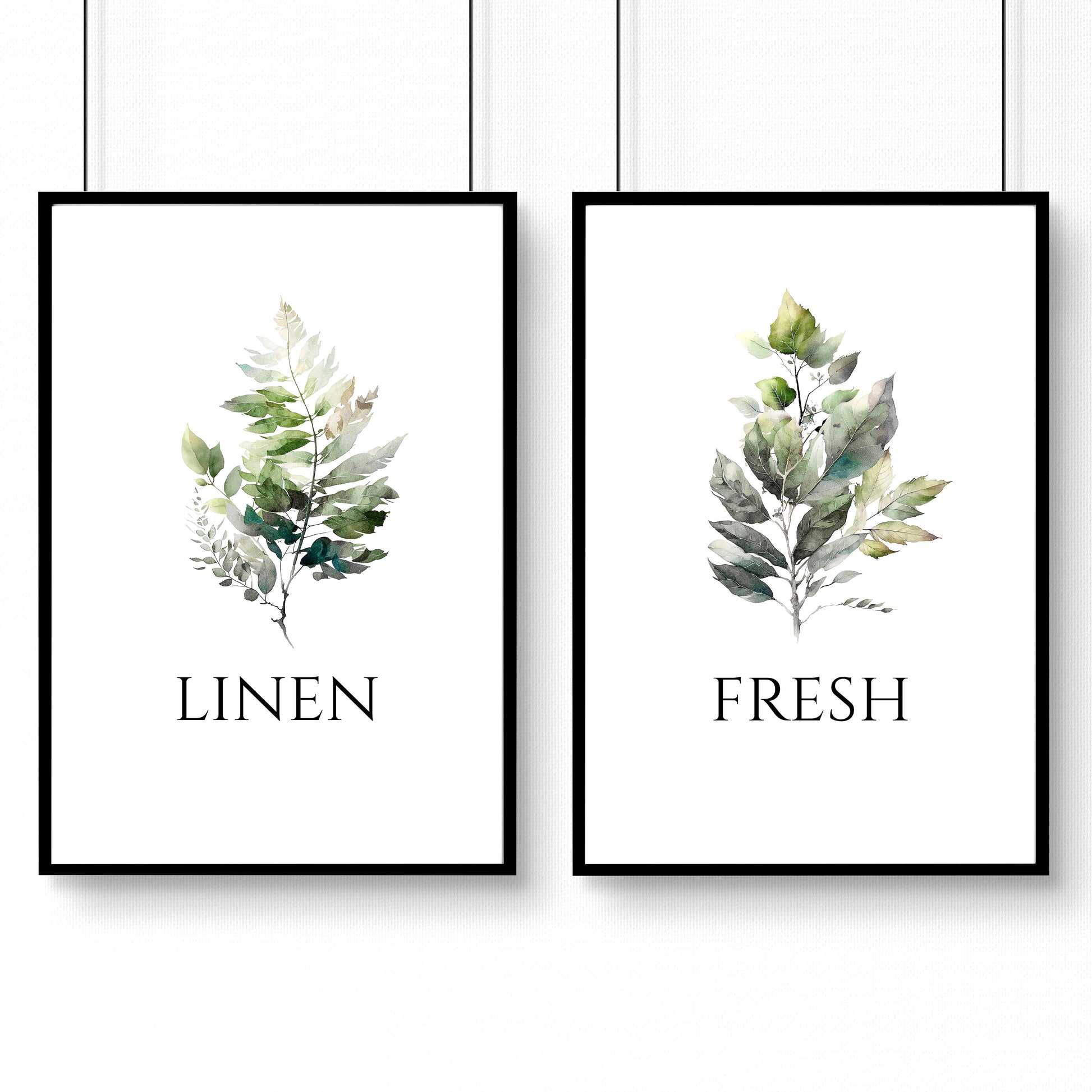 Laundry Room Art Prints | Set of 2 wall art prints