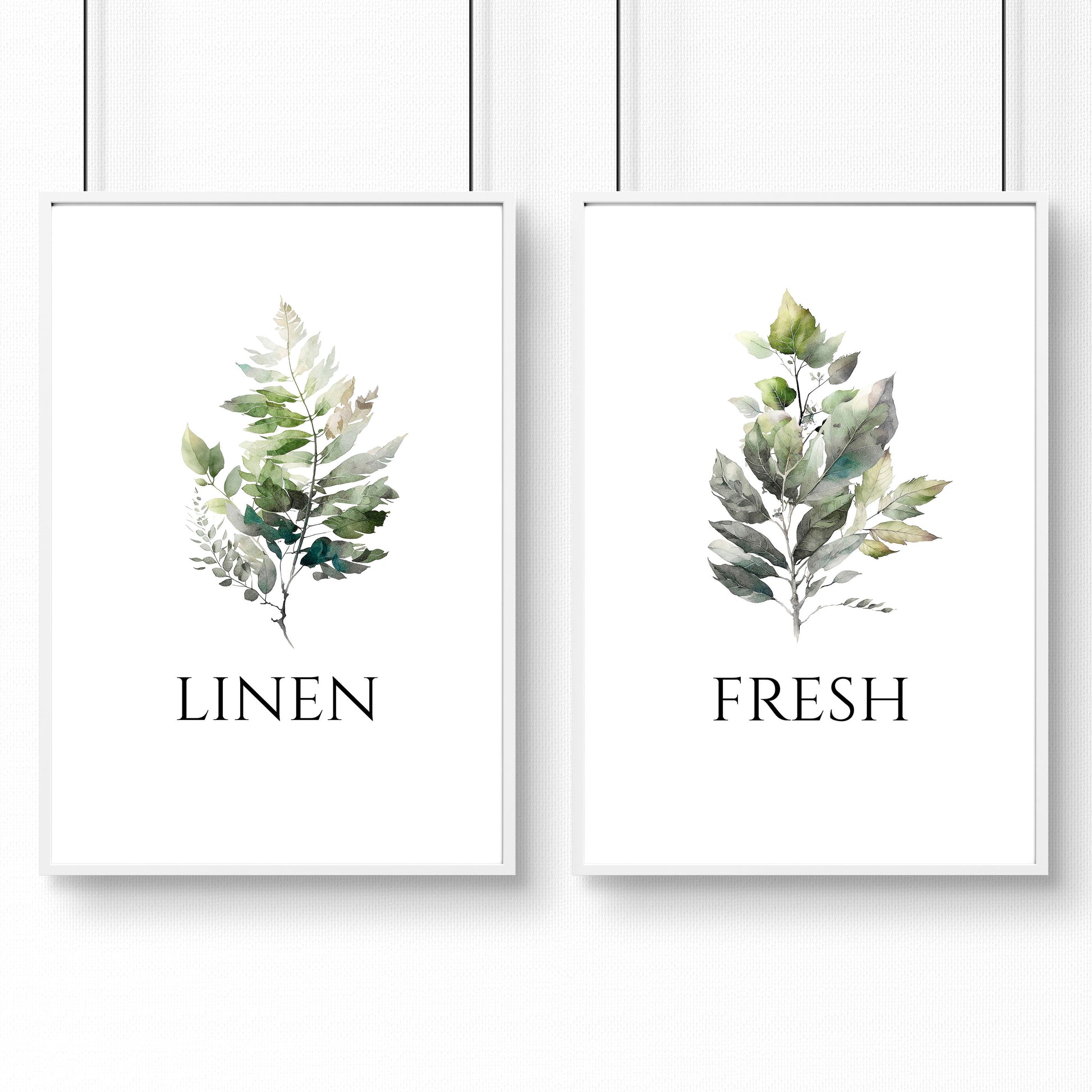 Laundry Room Art Prints | Set of 2 wall art prints