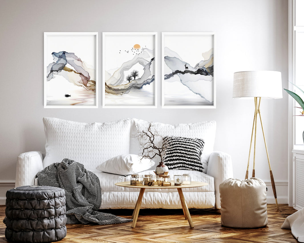 Living room unique wall art