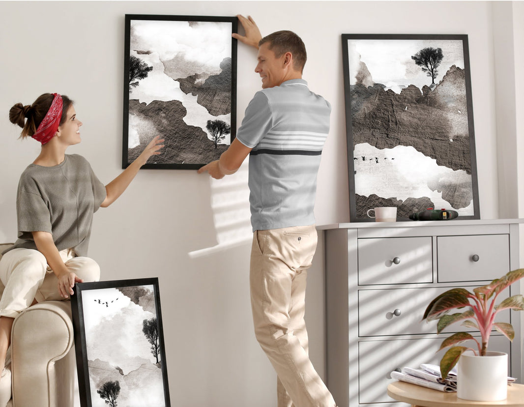 Pictures living room wall ideas