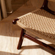 Zara Chocolate Rattan Accent Chair