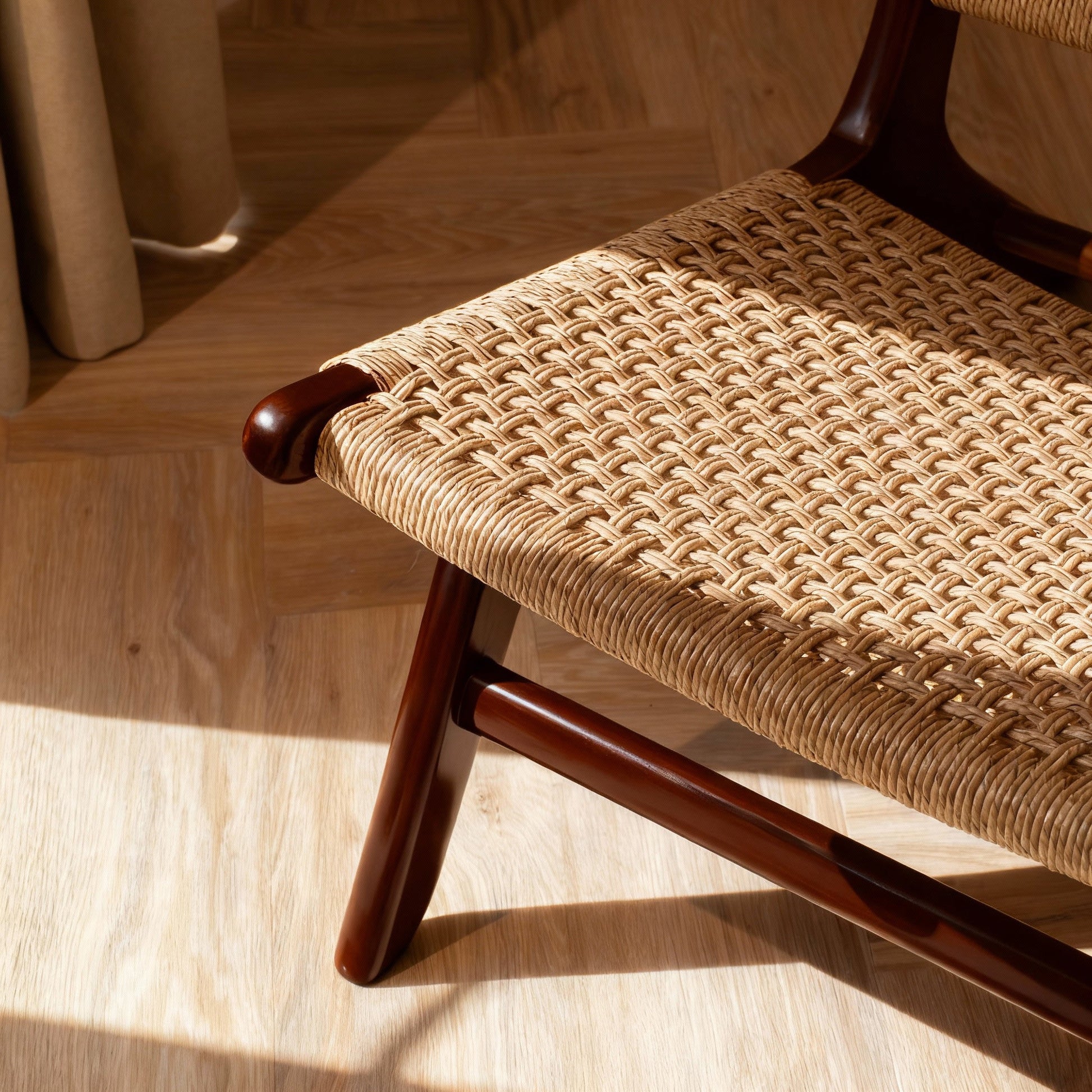 Zara Chocolate Rattan Accent Chair