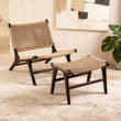 Zara Chocolate Rattan Accent Chair