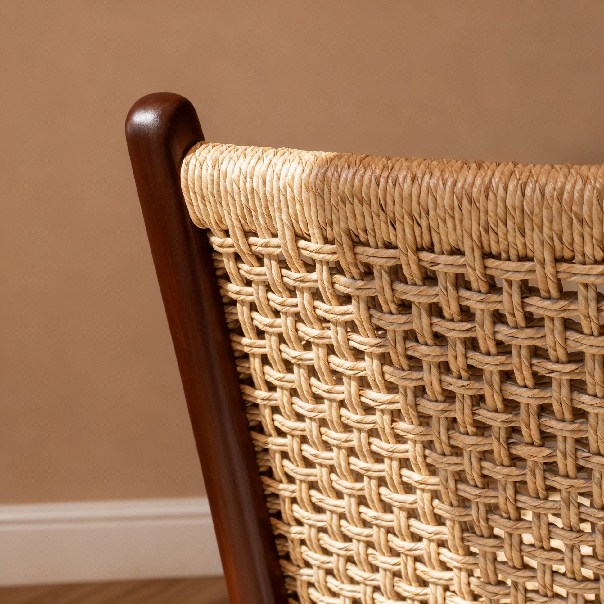Zara Chocolate Rattan Accent Chair