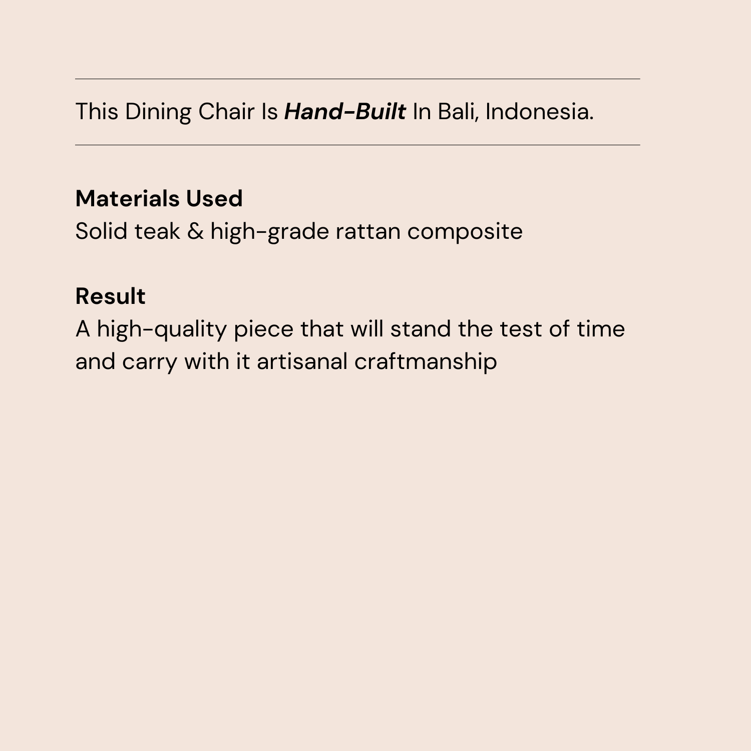 Zara Rattan Dining Chair