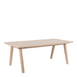 A - Line Rectanglar Dining Table in White Oak