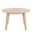 A - Line Round Dining Table in White Oak