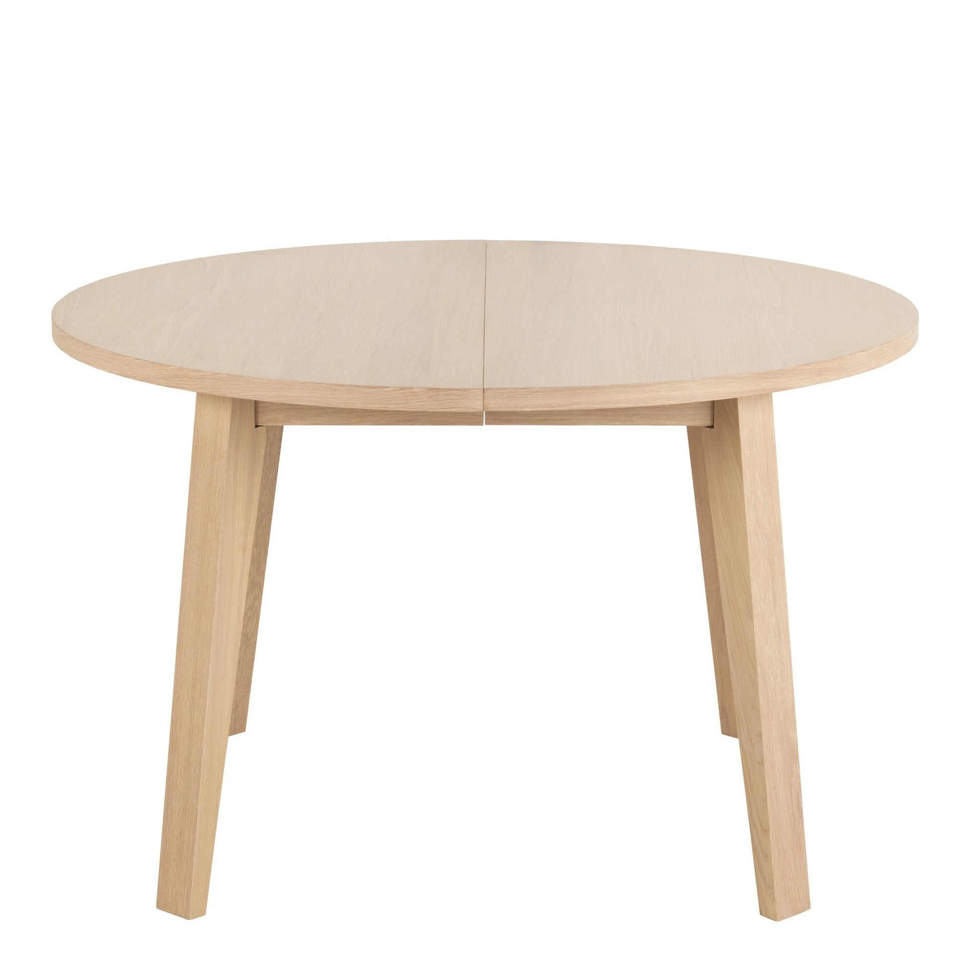 A - Line Round Dining Table in White Oak