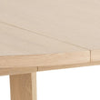A - Line Round Dining Table in White Oak