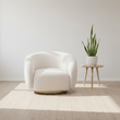 A532 Boucle Lounge Chair, Display (with scratches on the base)