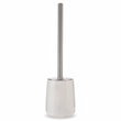 Abaska Off White Marble And Stainless Steel Toilet Brush