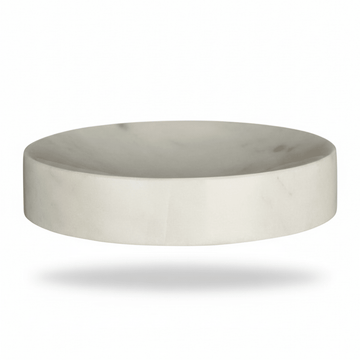 Abaska Off White Marble Soap Dish