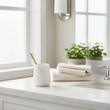 Abaska Off White Marble Tumbler