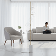 Abira Five Bulb White Marble Base Floor Lamp