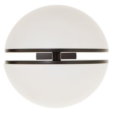 Abira Matte Black Ball Wall Light