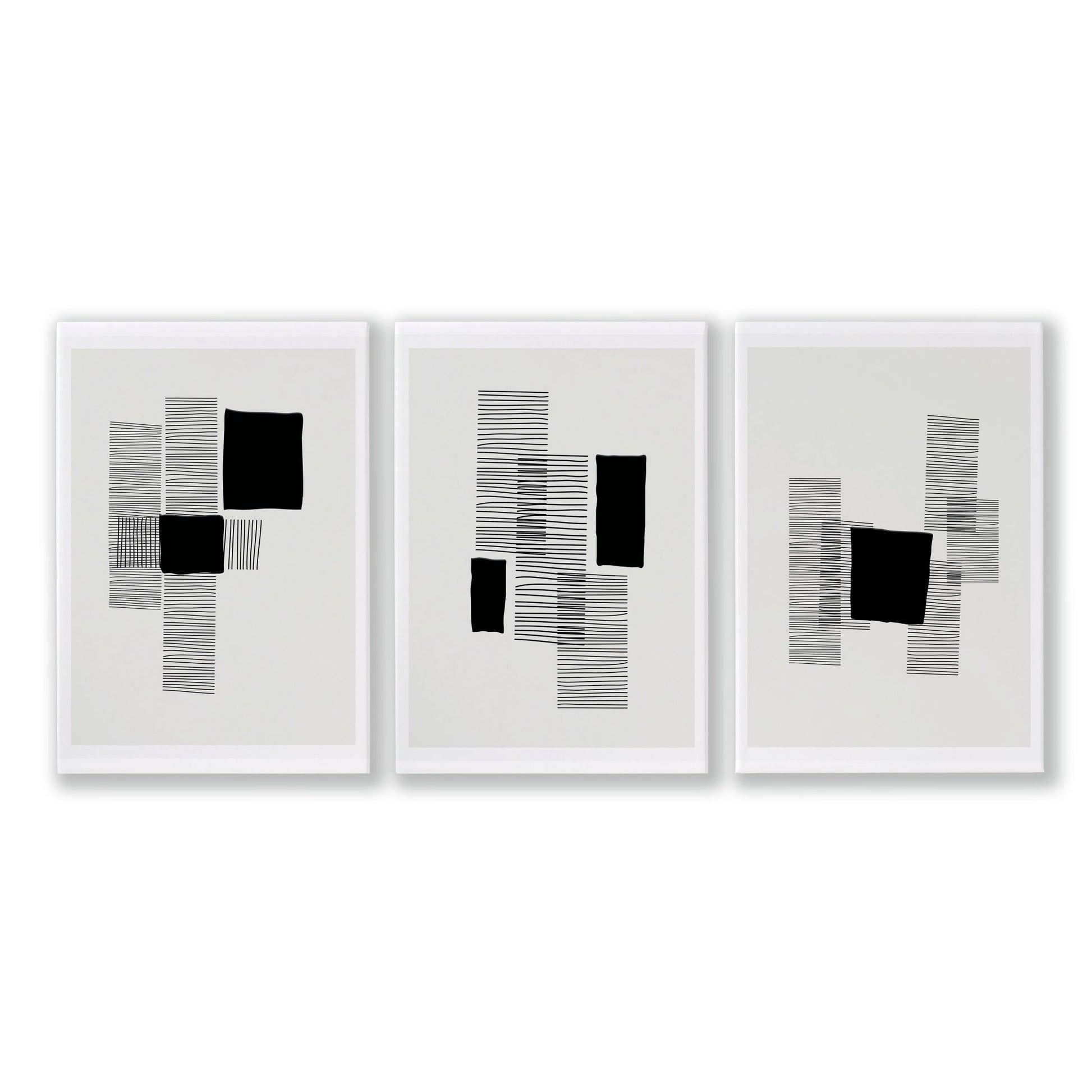Abstract Art Painting | Set of 3 Abstract Wall art Prints