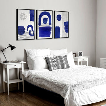 Abstract Art Print | Set of 3 Abstract Wall art Prints