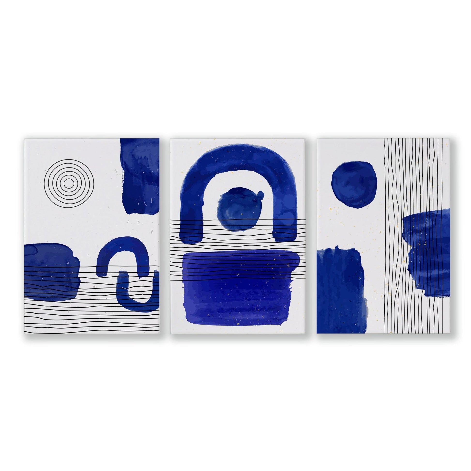 Abstract Art Wall Art | Set of 3 Abstract Wall art Prints
