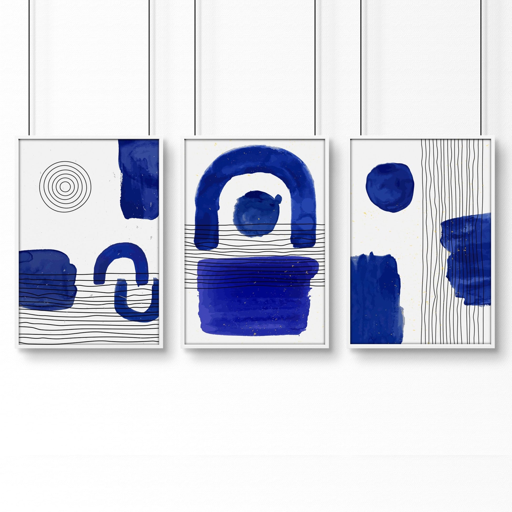 Abstract Art Wall Art | Set of 3 Abstract Wall art Prints