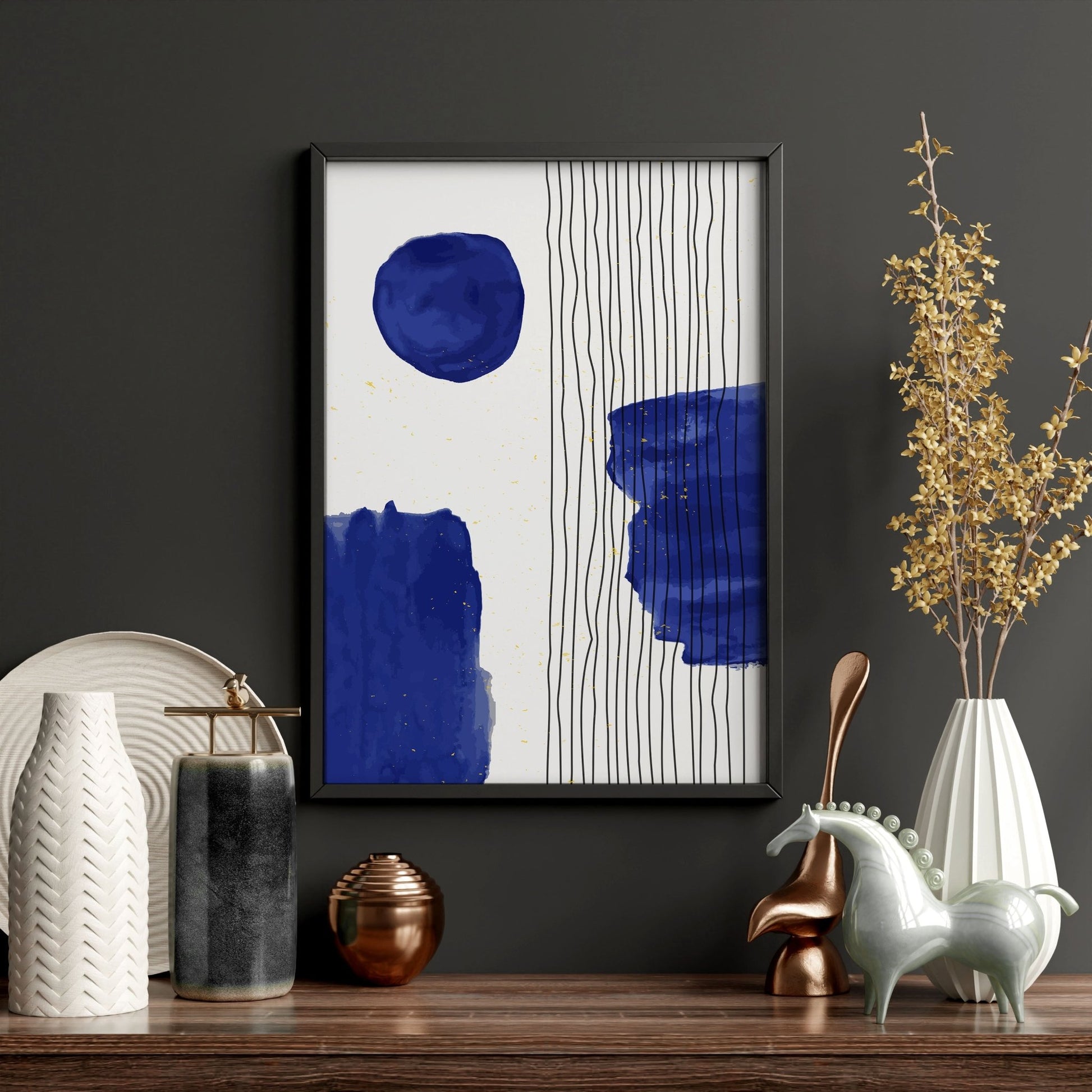 Abstract Art Wall Art | Set of 3 Abstract Wall art Prints