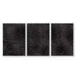 Abstract Artwork Dark Topographic Wave wall art as a wrapped canvas