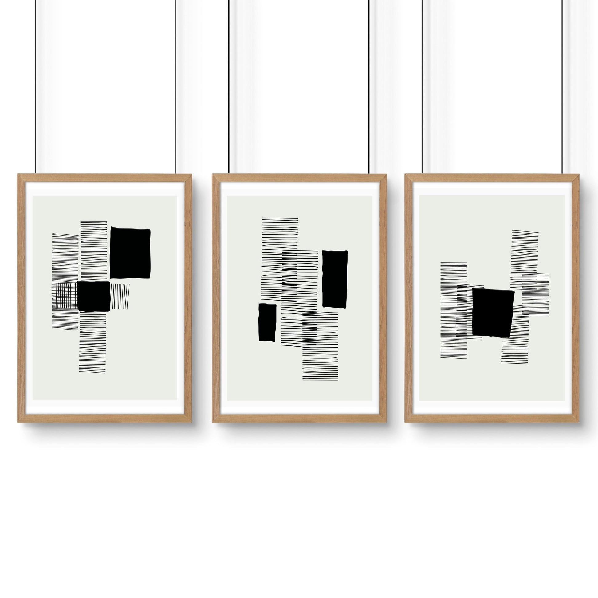 Abstract Artwork Prints | Set of 3 Abstract Wall art Prints