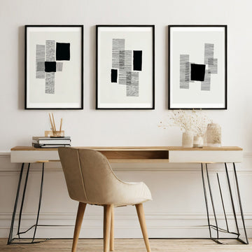 Abstract Artwork Prints | Set of 3 Abstract Wall art Prints