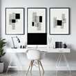 Abstract Artwork Prints | Set of 3 Abstract Wall art Prints