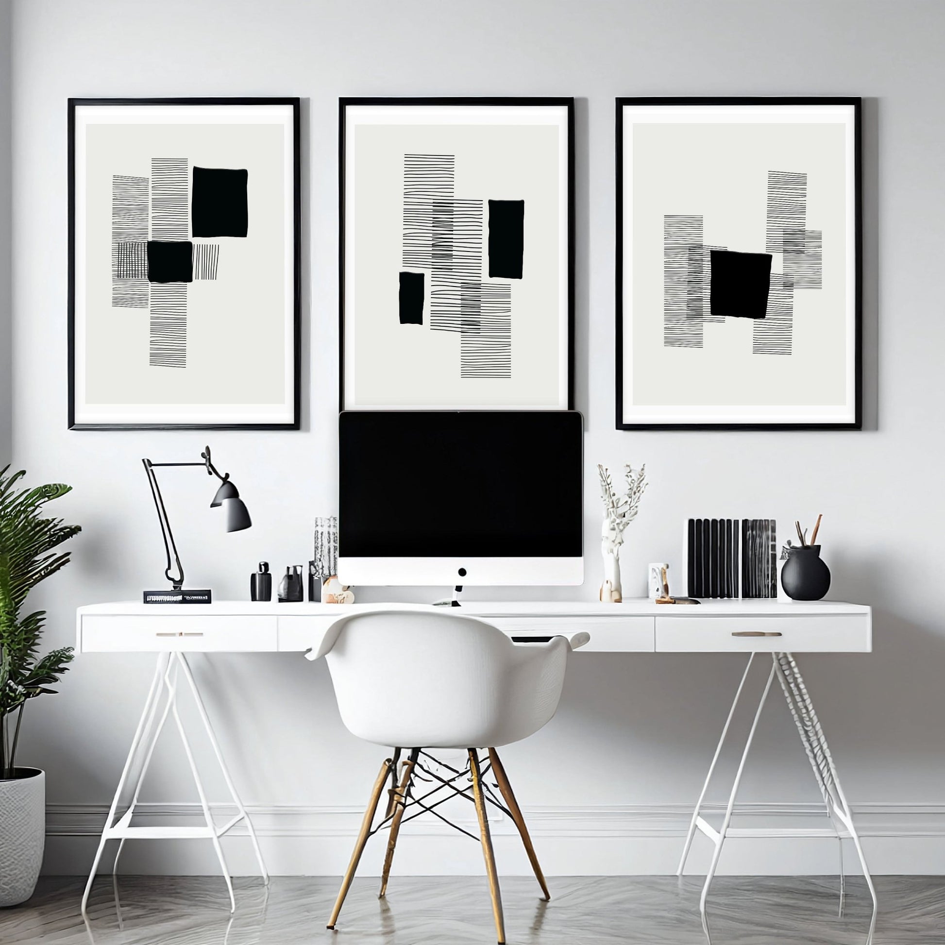Abstract Artwork Prints | Set of 3 Abstract Wall art Prints