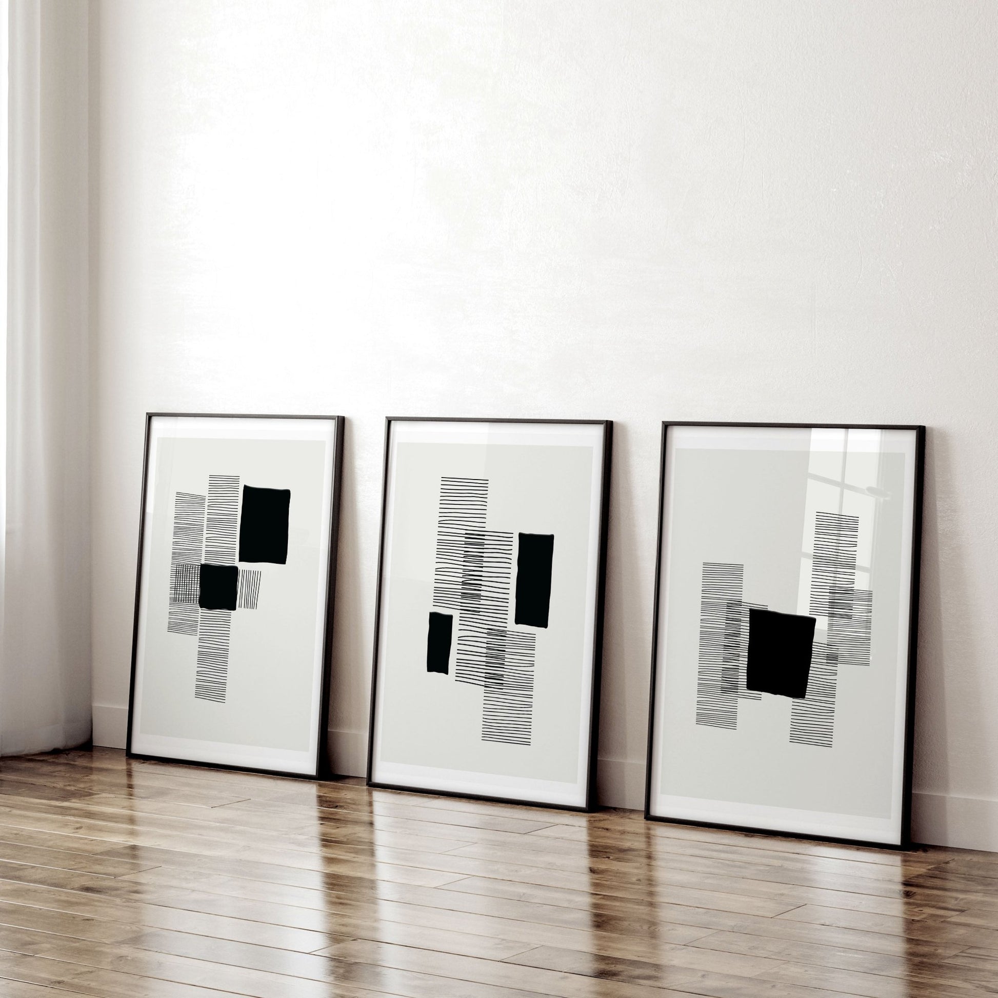 Abstract Artwork Prints | Set of 3 Abstract Wall art Prints