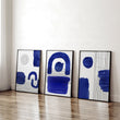 Abstract Framed Wall Art | Set of 3 Abstract Wall art Prints